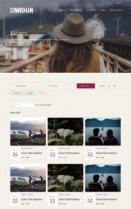 Events-Tourism-Cowichan-UI-Web-Design