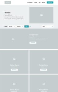 Recipes-Tree-Island-Yoghurt-UX-Design-Website